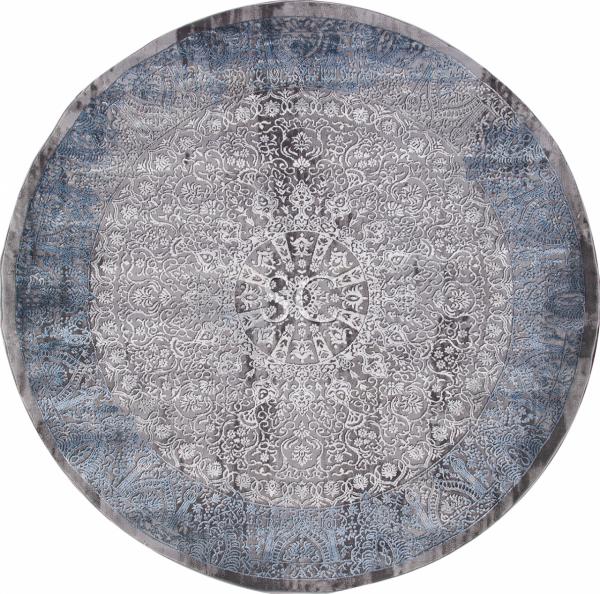 Ковер Armina 03878 blue/blue круг - картинка 1