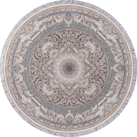 Ковер Иранский Farsi 1500 G144 light grey круг