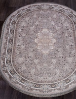 Ковер Иранский Farsi 1200 G247 light grey овал