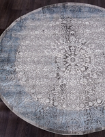 Ковер Armina 03878 blue/blue круг