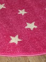 Ковер Funky Top Starf pink круг