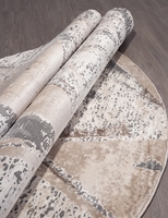 Ковер Armina 04022 grey/brown круг