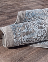 Ковер Armina 03878 blue/blue круг